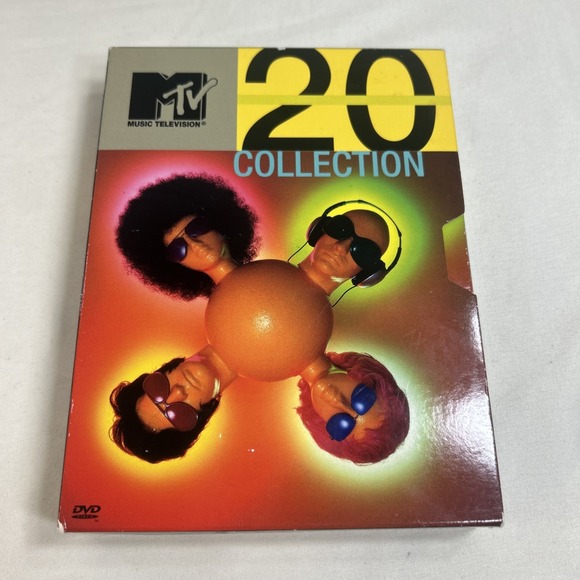 RARE HTF MTV 20 Collection DVD 2001 4 Disc Set) 20th Anniversary Compilation